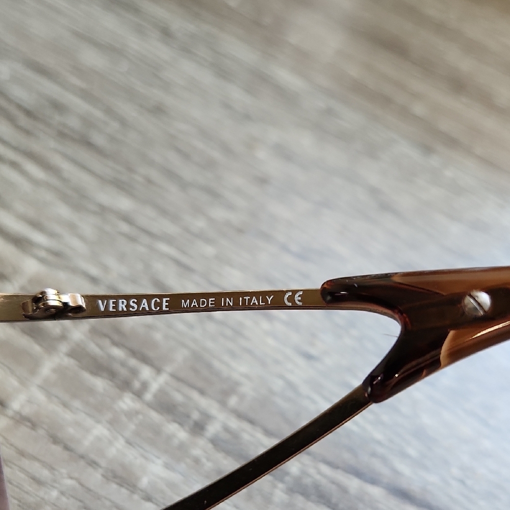 Versace Brown Designer Sunglasses - Picture 6 of 9